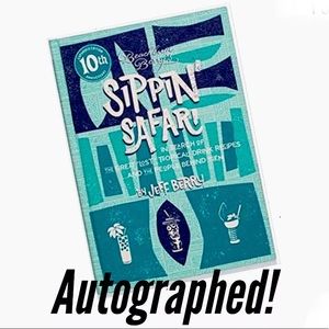 Sippin Safari Book Jeff Beachbum Berry Mai Tai NEW